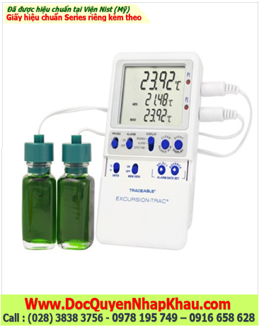 Nhiệt kế Vaccine Monitoring –50.00 đến 70.00°C, 6431 Excursion-Trac™ Traceable® Datalogger Thermometer